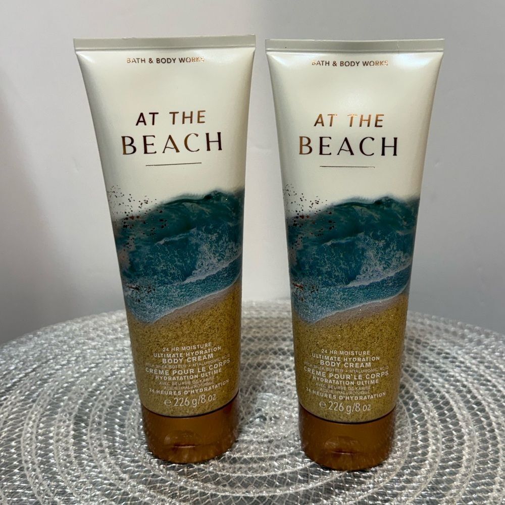 BBW At The Beach Body Cream Set of 2 NWT